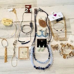 Jewelry LOT 14 pieces bebe Avenue The Limited Laura Ashley 21